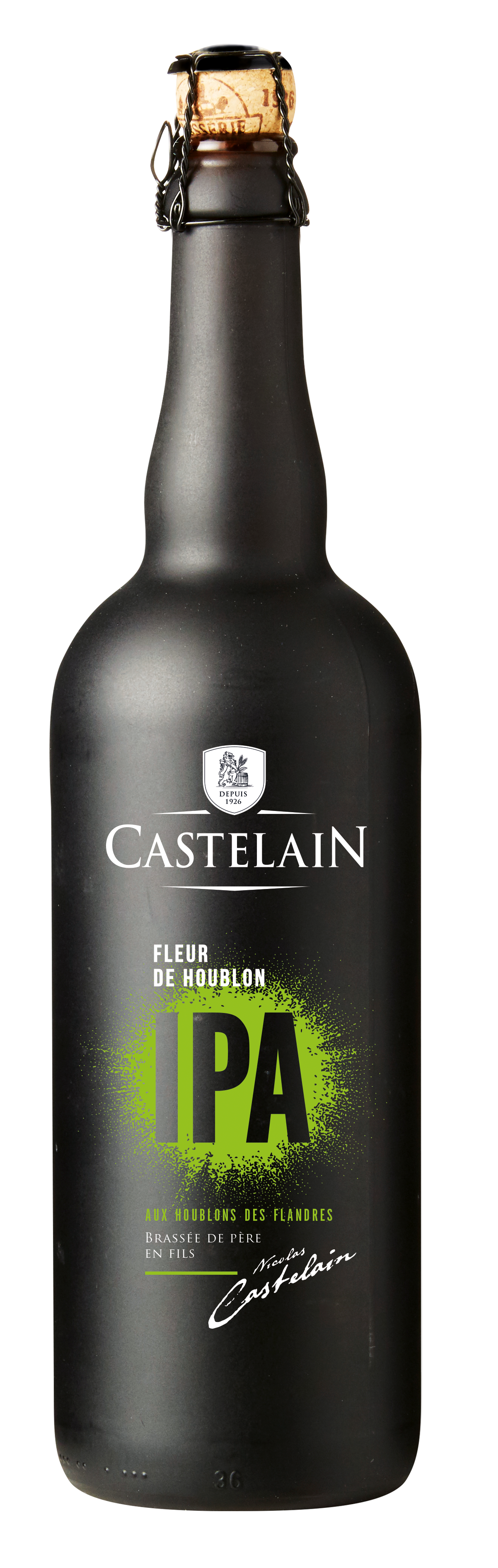 Castelain - Bière blonde IPA fleur de houblon 75 cl - Castelain - Image 1