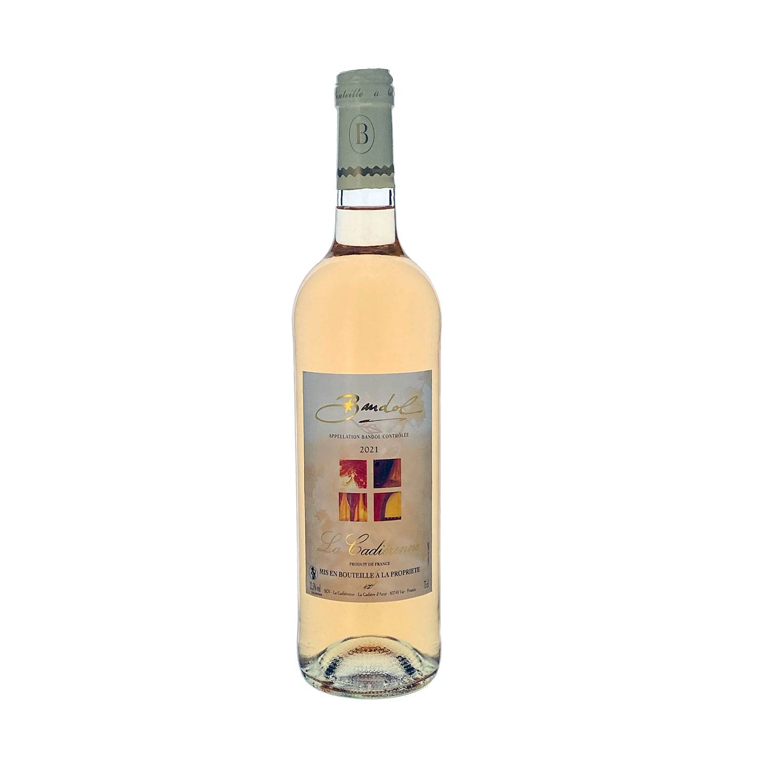 Les monopoles - Vin rosé Bandol bouteille 750 ml - LES VIGNERONS DE LA CADIÉRENNE