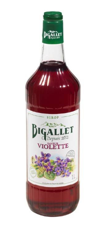 Bigallet - Sirop de violette 1 L - Bigallet