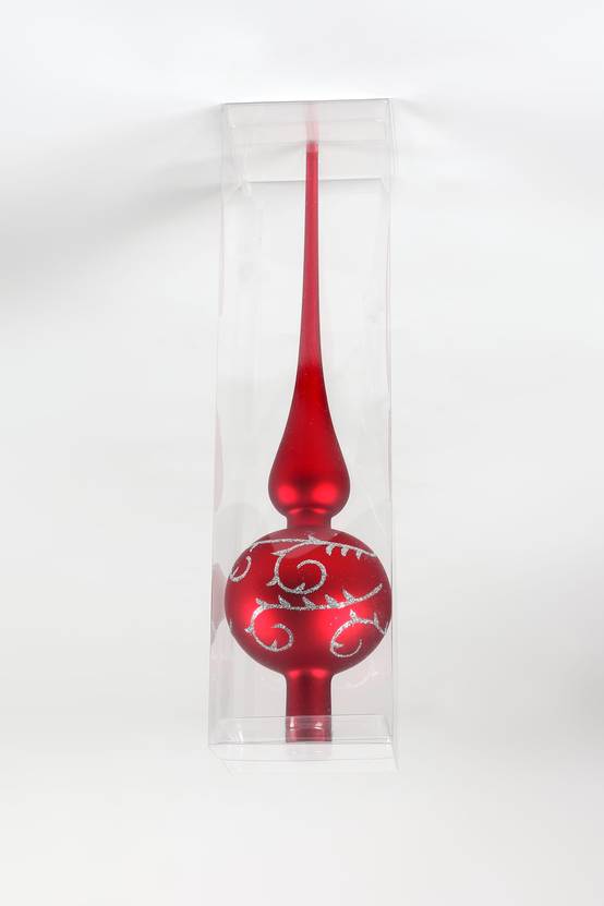 Ecloz - Cimier pointe en verre - rouge - Ø. 8 cm - ECLOZ - Image 2
