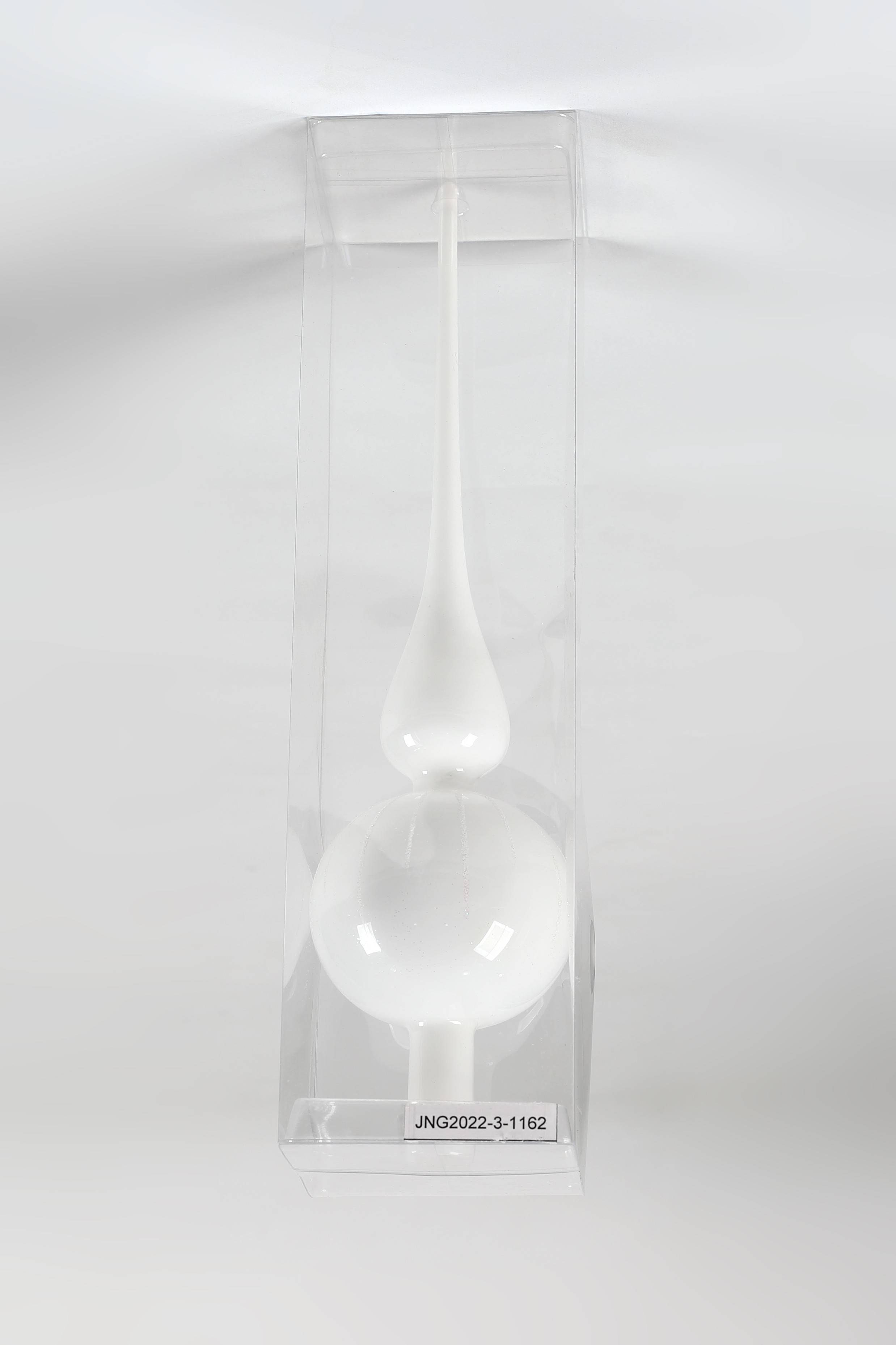 Ecloz - Cimier pointe en verre - blanc - Ø. 8 cm - ECLOZ