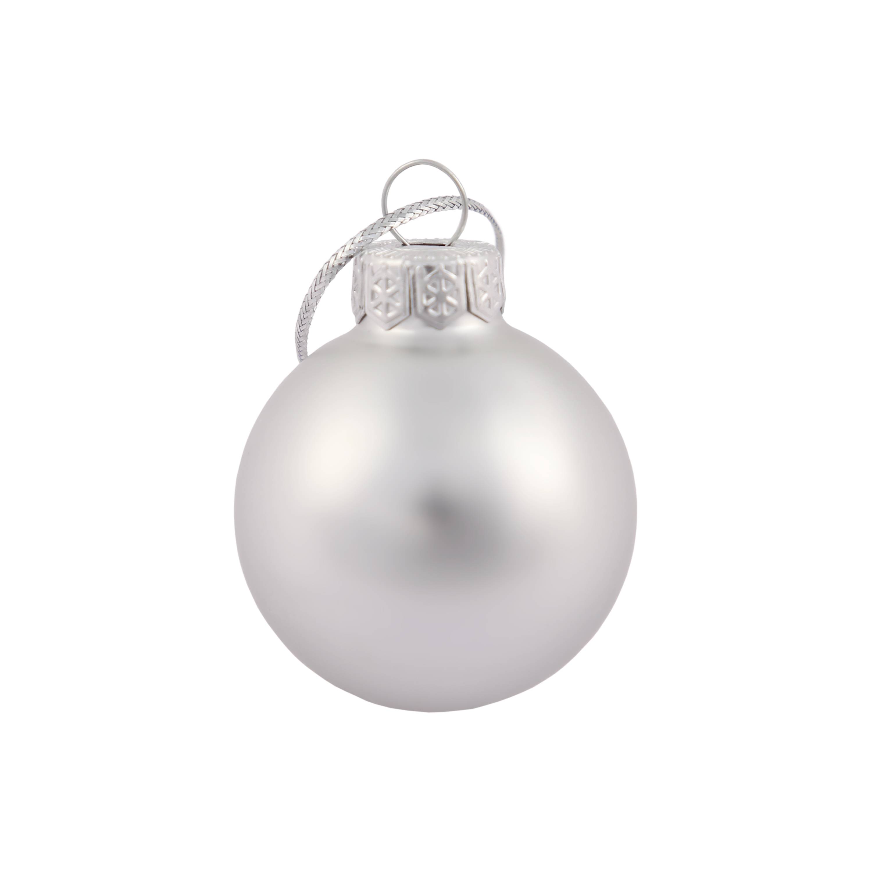 Ecloz - Lot de 16 boules de Noël en plastique argenté Ø 3,5 cm - ECLOZ - Image 2