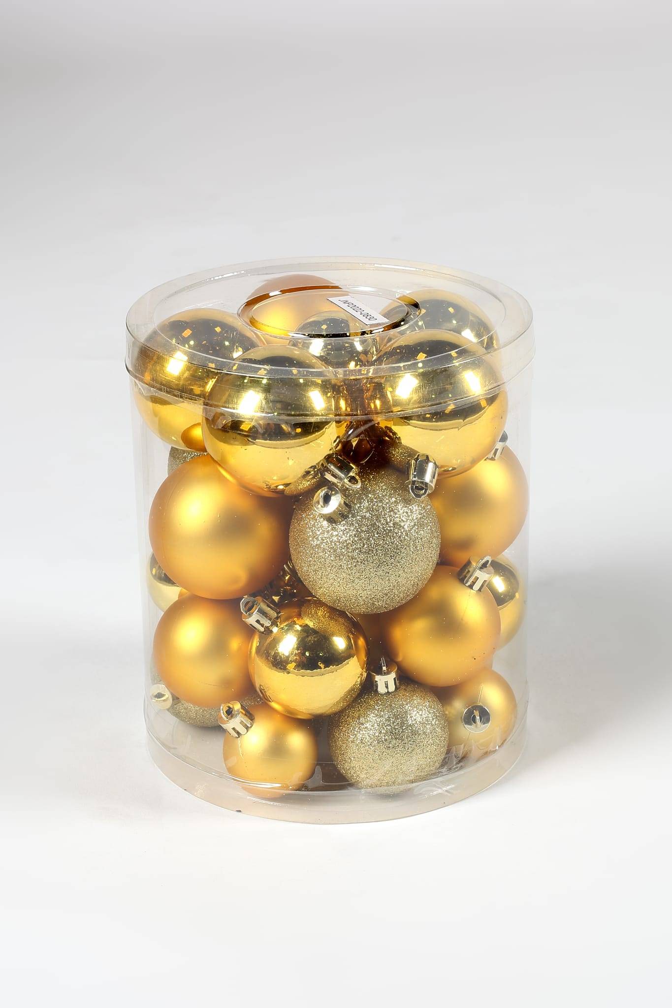 Ecloz - Lot de 30 boules de Noël incassables - doré - ECLOZ - Image 3