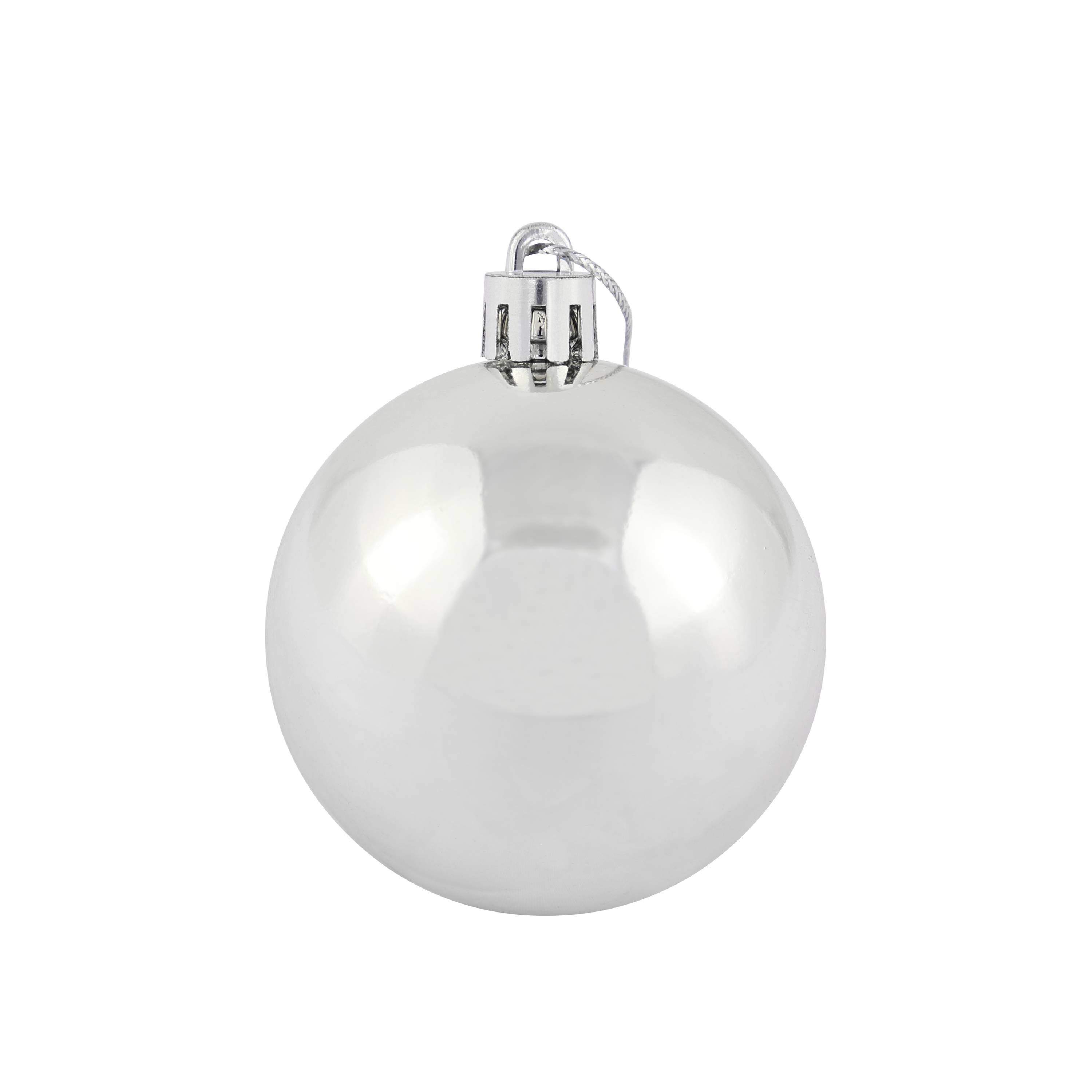 Ecloz - Tube de 10 boules de Noël incassables - argent - Ø 6 cm - ECLOZ - Image 3