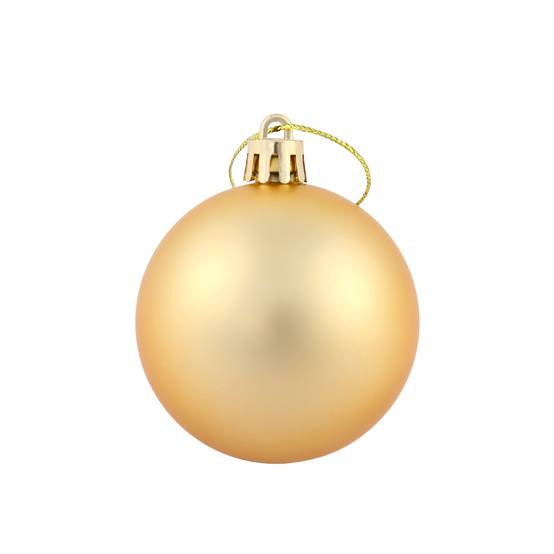 Ecloz - Tube de 10 boules de Noël incassables - doré - Ø 6 cm - ECLOZ - Image 3