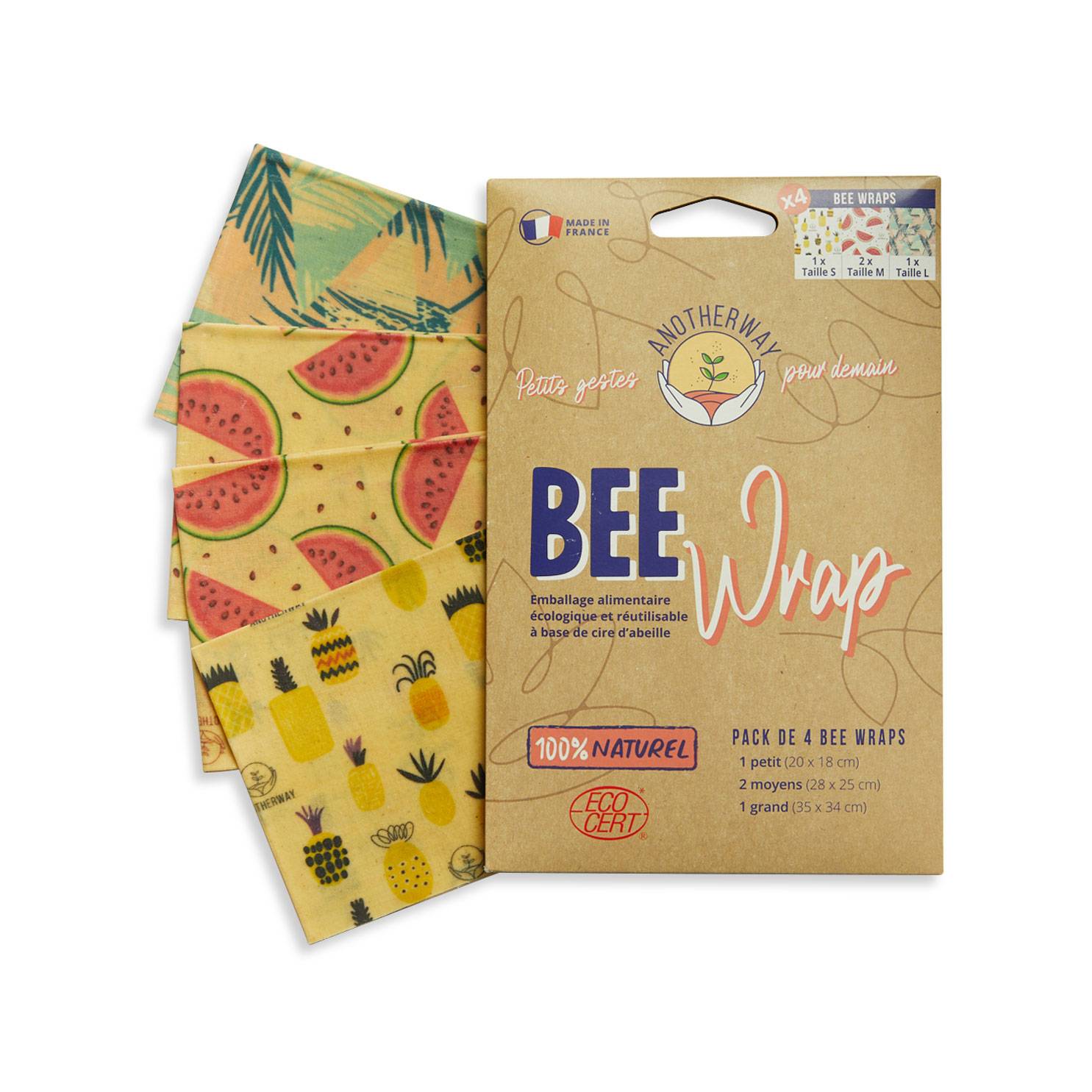 Anotherway - BEE WRAP X4 - ORIGINAL