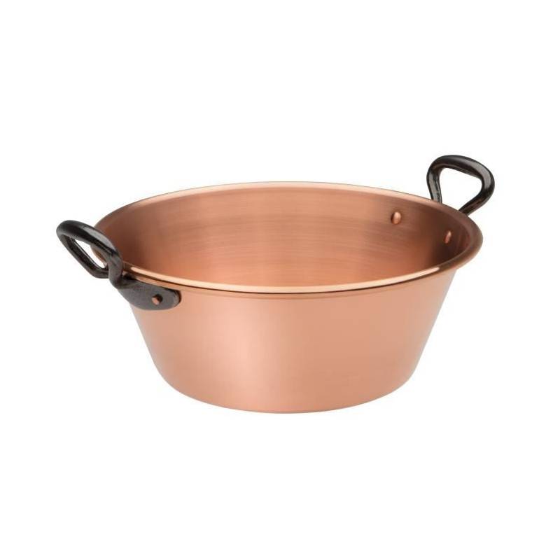 Baumalu - Bassine à confiture Cuivre Ø26 cm ép. 1,2 mm  3 L –  Cuivre de France - Image 2