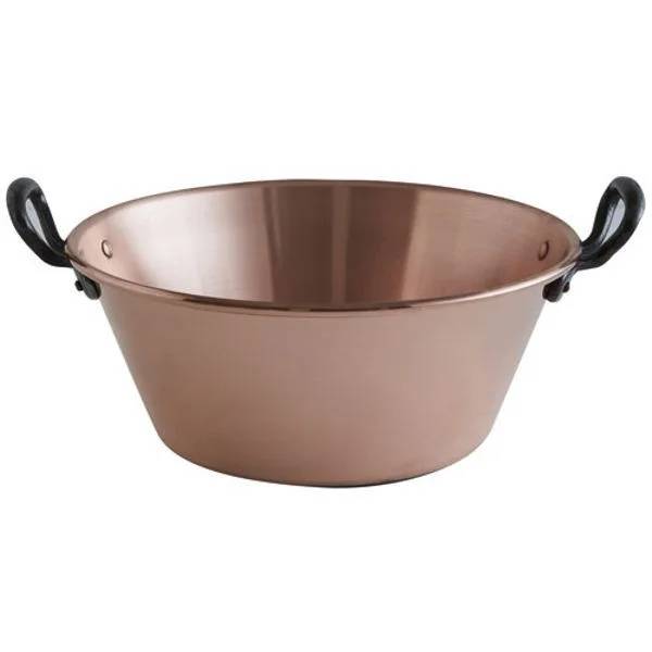 Baumalu - Bassine à confiture cuivre induction Ø26 cm ép. 1,7 mm  3 L –  Cuivre de France - Image 3