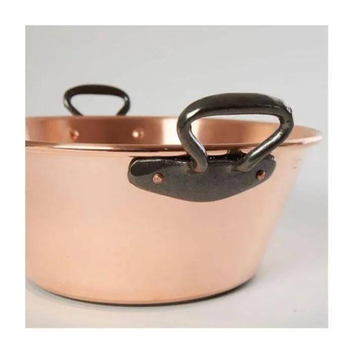 Baumalu - Bassine à confiture cuivre induction Ø26 cm ép. 1,7 mm  3 L –  Cuivre de France - Image 6