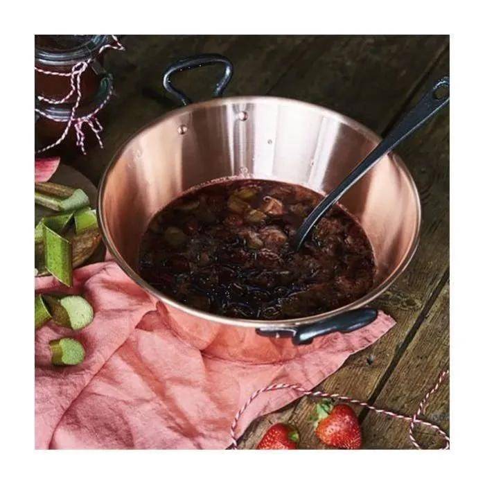 Baumalu - Bassine à confiture cuivre induction Ø26 cm ép. 1,7 mm  3 L –  Cuivre de France - Image 8