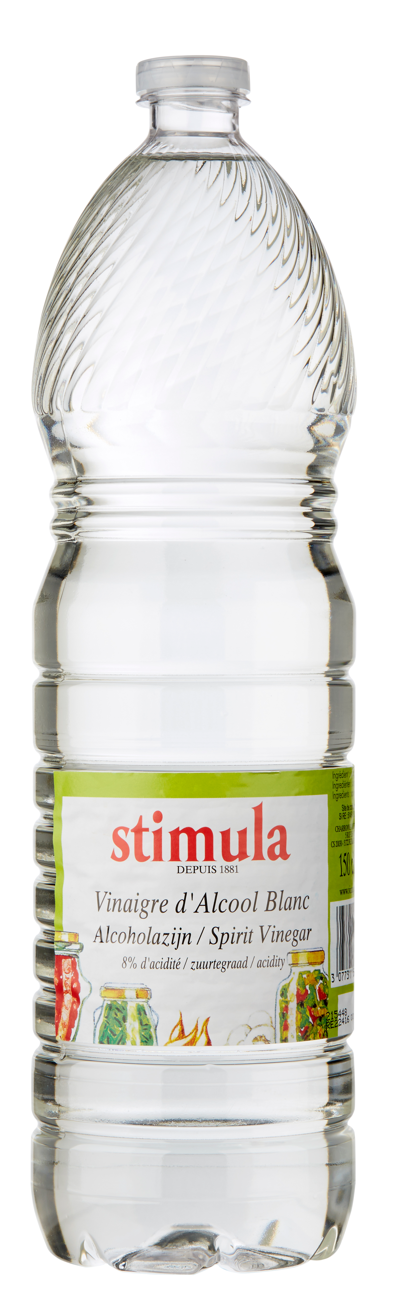 1001 Electrodes - Vinaigre cristal 8° 1,5 L - Stimula