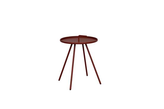 Ecloz - Table d'appoint de jardin acier couleur rouille - Image 2