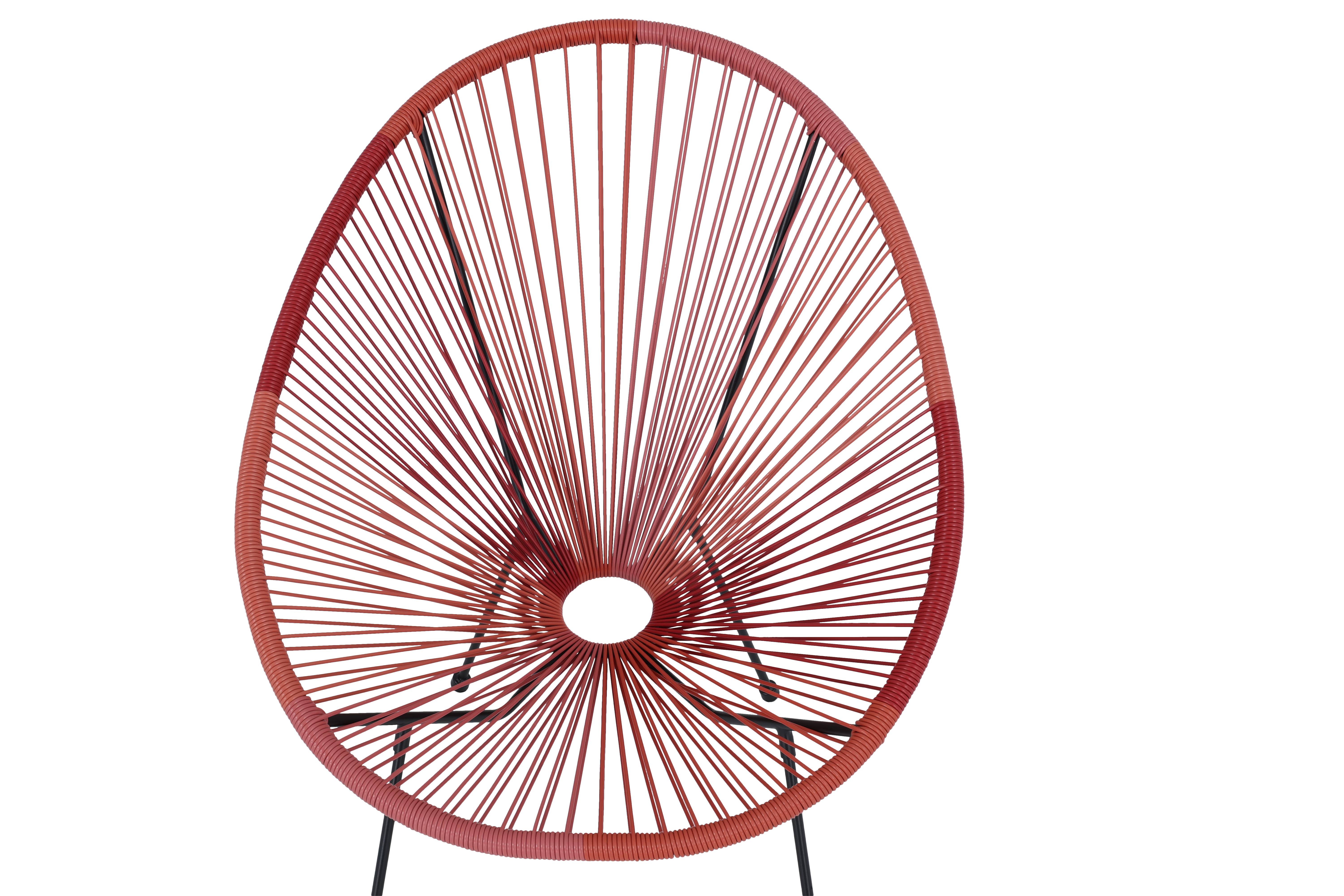 Ecloz - Fauteuil de jardin acier cordage camaieu terracotta Steph ECLOZ - Image 2