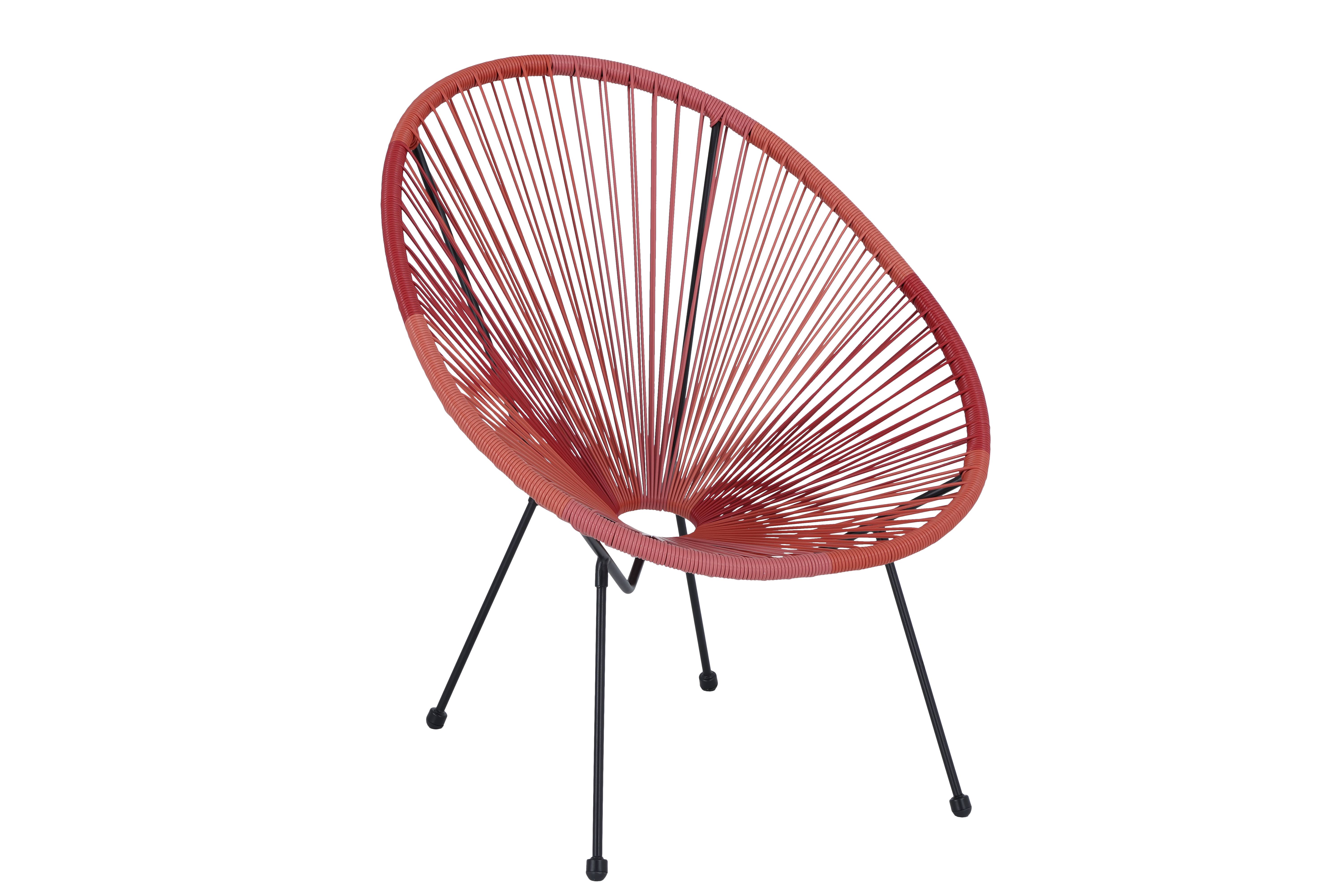 Ecloz - Fauteuil de jardin acier cordage camaieu terracotta Steph ECLOZ - Image 1