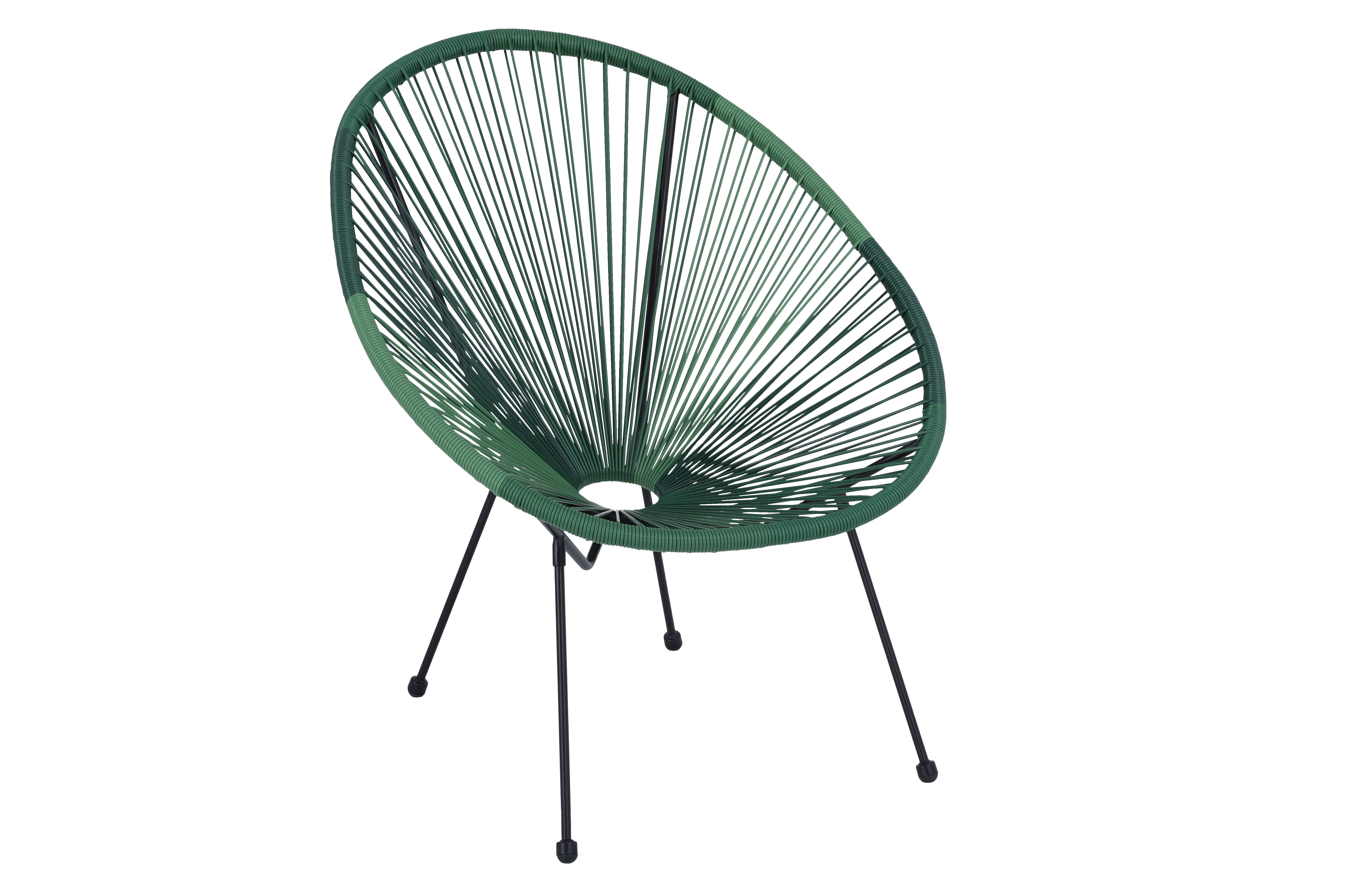 Ecloz - Fauteuil de jardin acier cordage camaieu vert Steph ECLOZ - Image 1