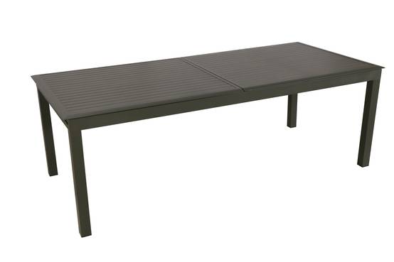 Ecloz - Table de jardin rectangulaire extensible alu anthracite 10/12 personnes Délice ECLOZ - Image 2