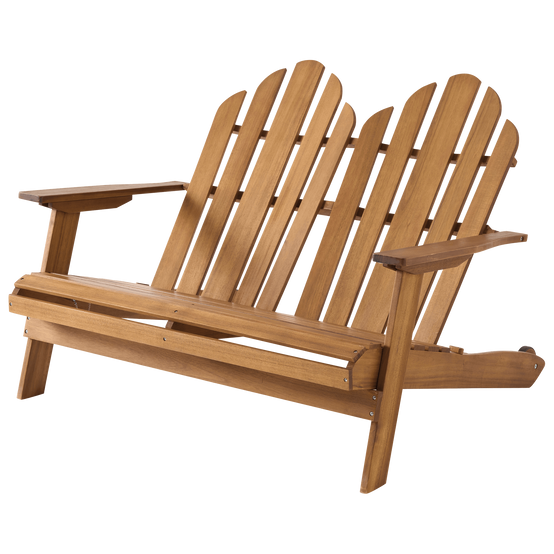 Ecloz - Fauteuil de jardin adironback bois 2 personnes Dublin ECLOZ - Image 8
