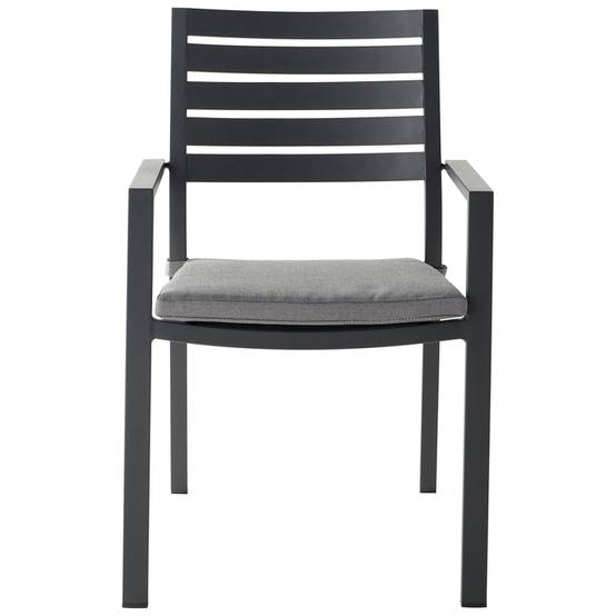 Ecloz - Fauteuil de jardin alu textilène graphite Dinan ECLOZ - Image 1