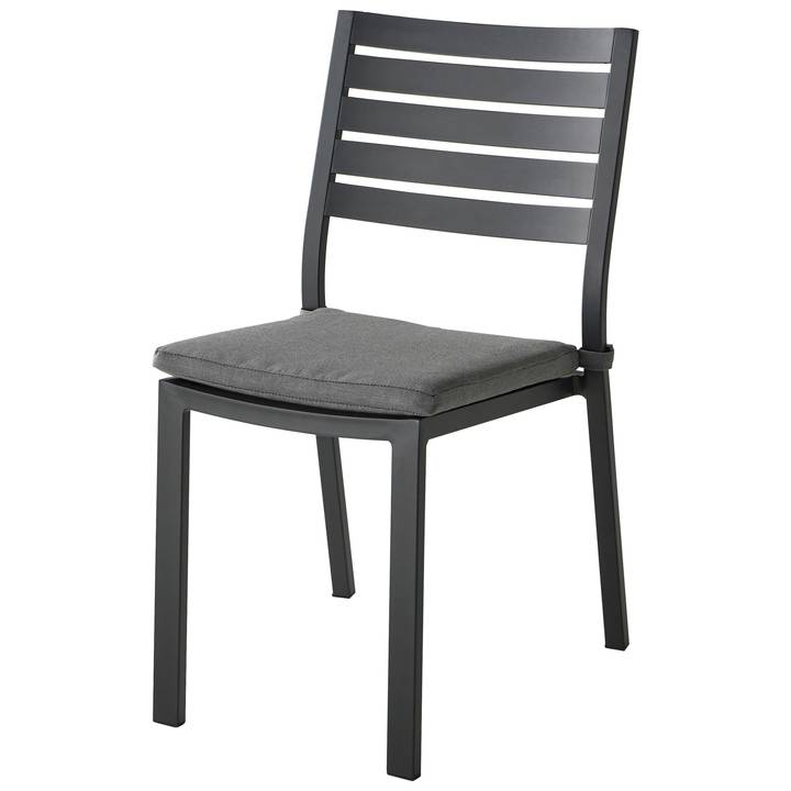 Ecloz - Chaise de jardin alu textilène graphite Dinan ECLOZ - Image 1