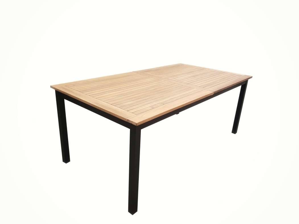 Ecloz - Table de jardin rectangulaire extensible acacia 8/10 personnes Praline ECLOZ - Image 1