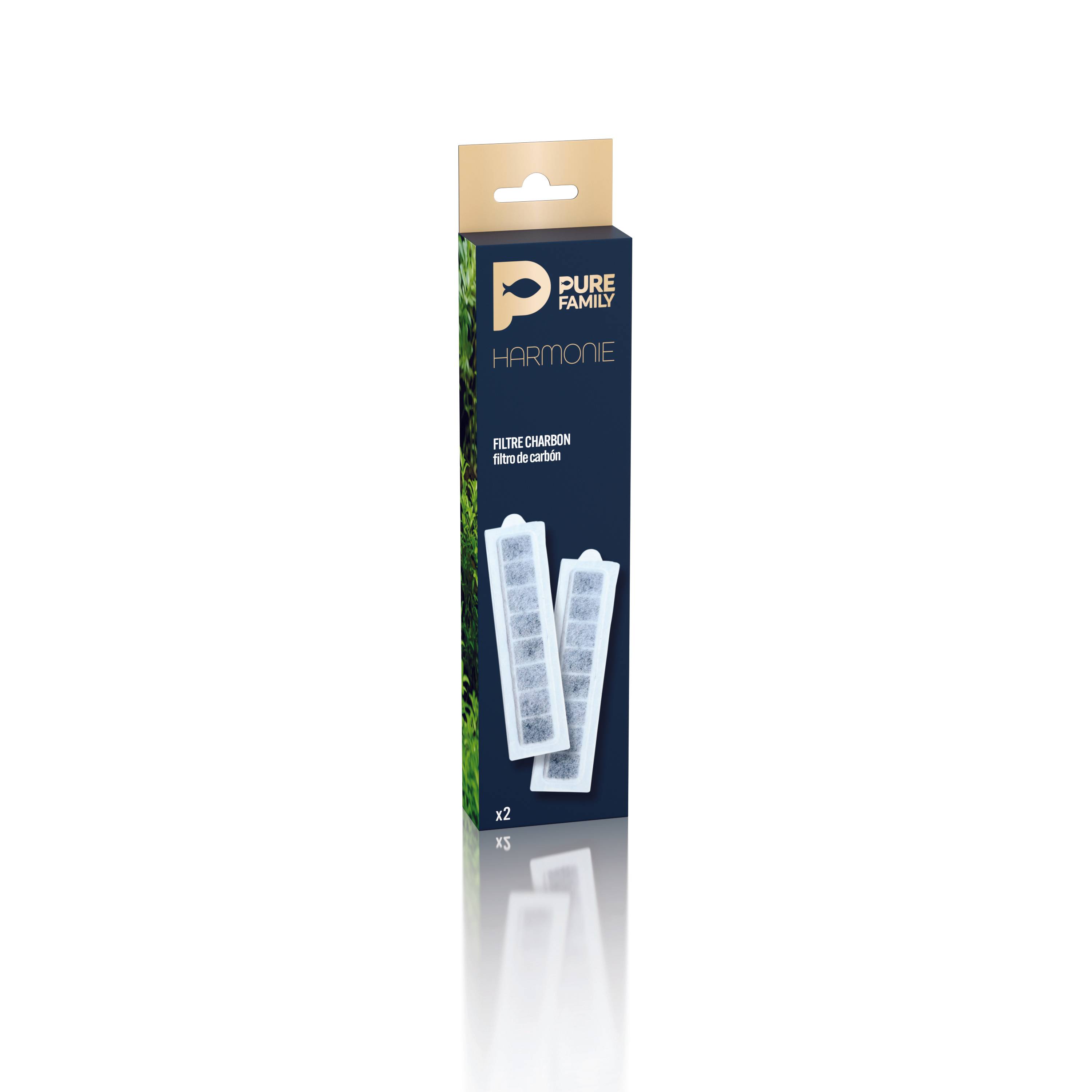 Pure Family - PURE FAMILY - Filtre Charbon X 2 pour aquarium HARMONIE. - Image 3