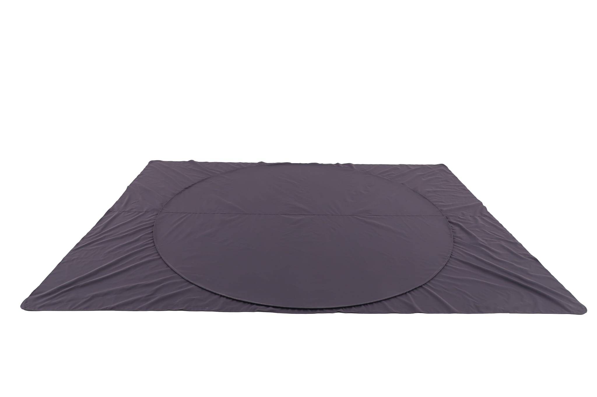 Ecloz - Voile d'ombrage imperméable autoporté rectangle polyester anthracite 3x4m ECLOZ