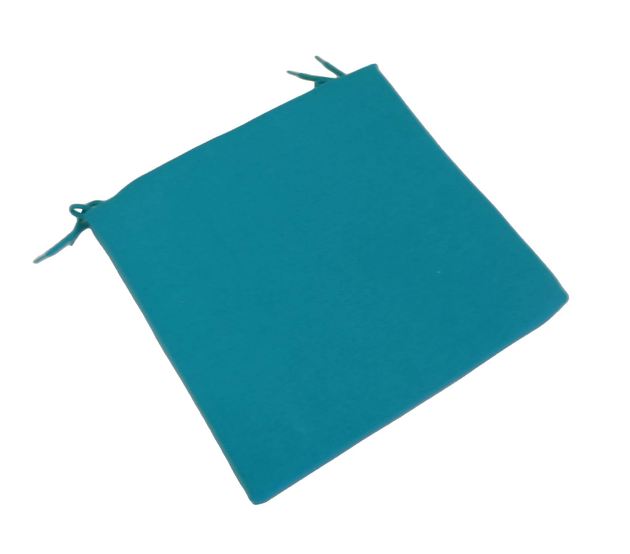 Ecloz - Galette de chaise d'extérieur 38x38cm turquoise ECLOZ
