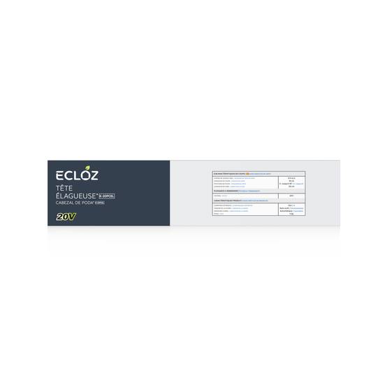Ecloz - Tête élagueuse pour perche à batterie 20 V - ECLOZ - Image 2