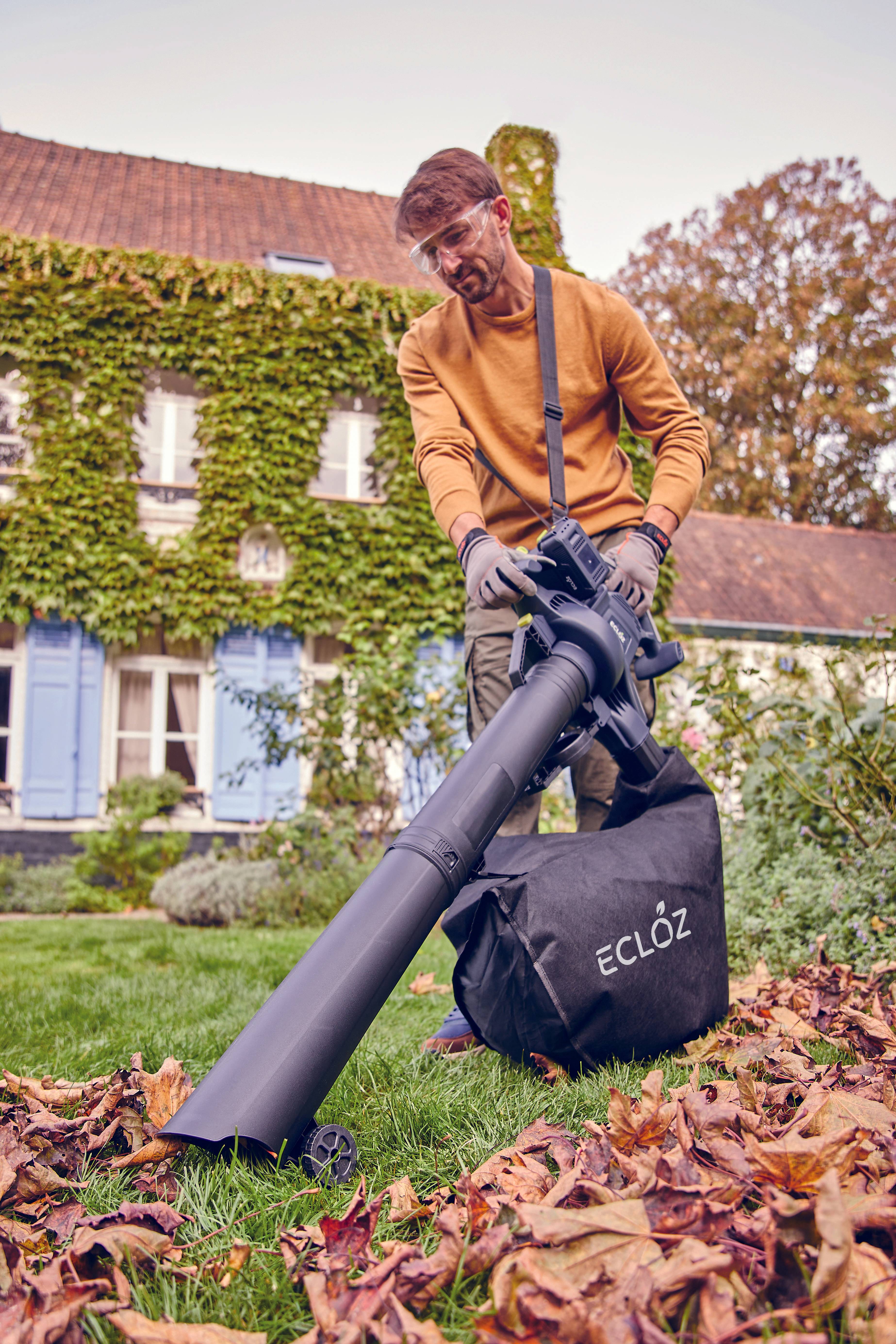 Ecloz - Aspirateur souffleur broyeur à batterie 2x20 V - ECLOZ - Image 2