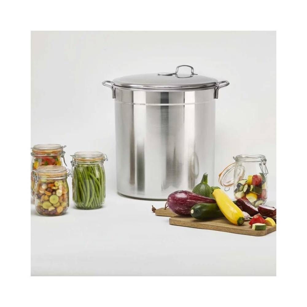 Guillouard - Stérilisateur de bocaux en inox couleur inox Ø35 cm H.27 cm - GUILLOUARD - Image 1