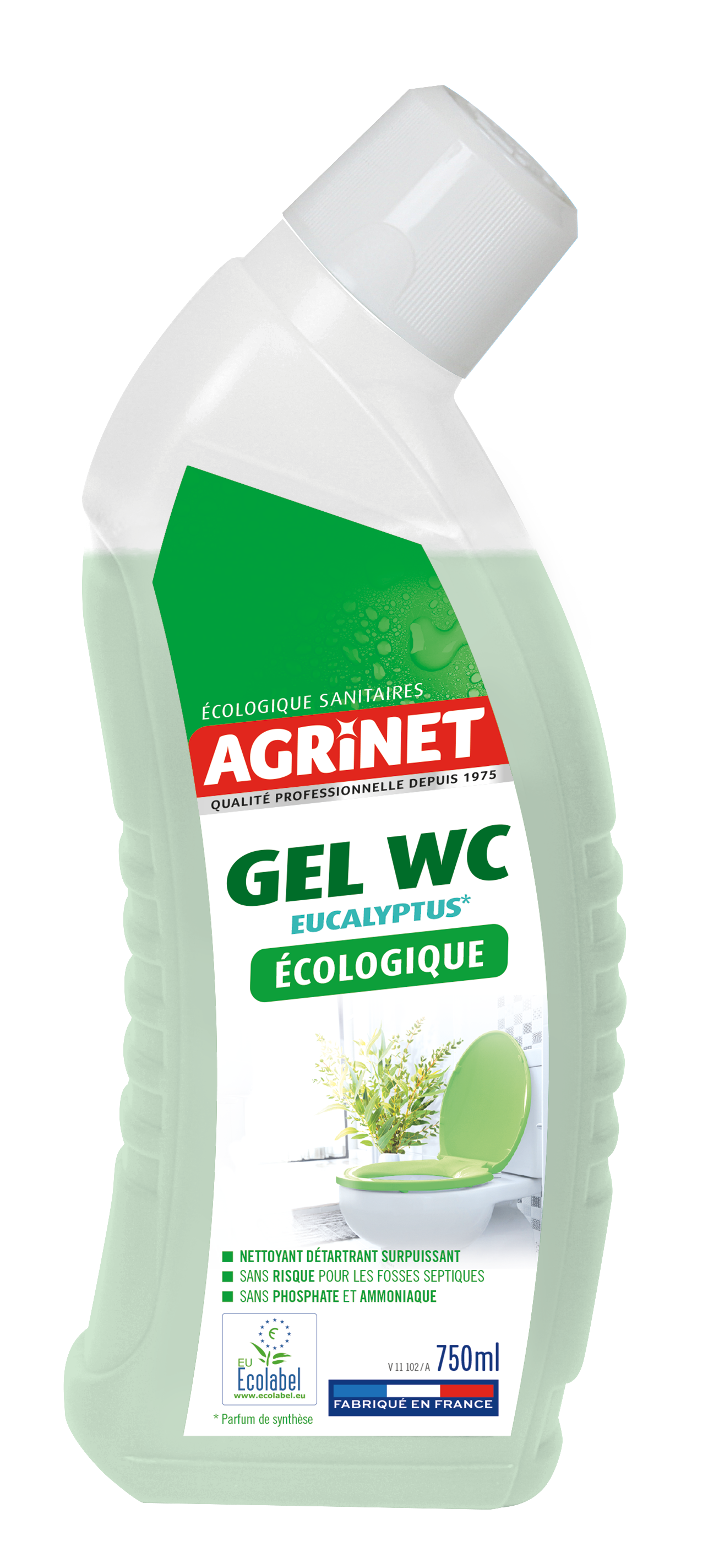Agrinet - Gel Wc Ecologique - 750 ml