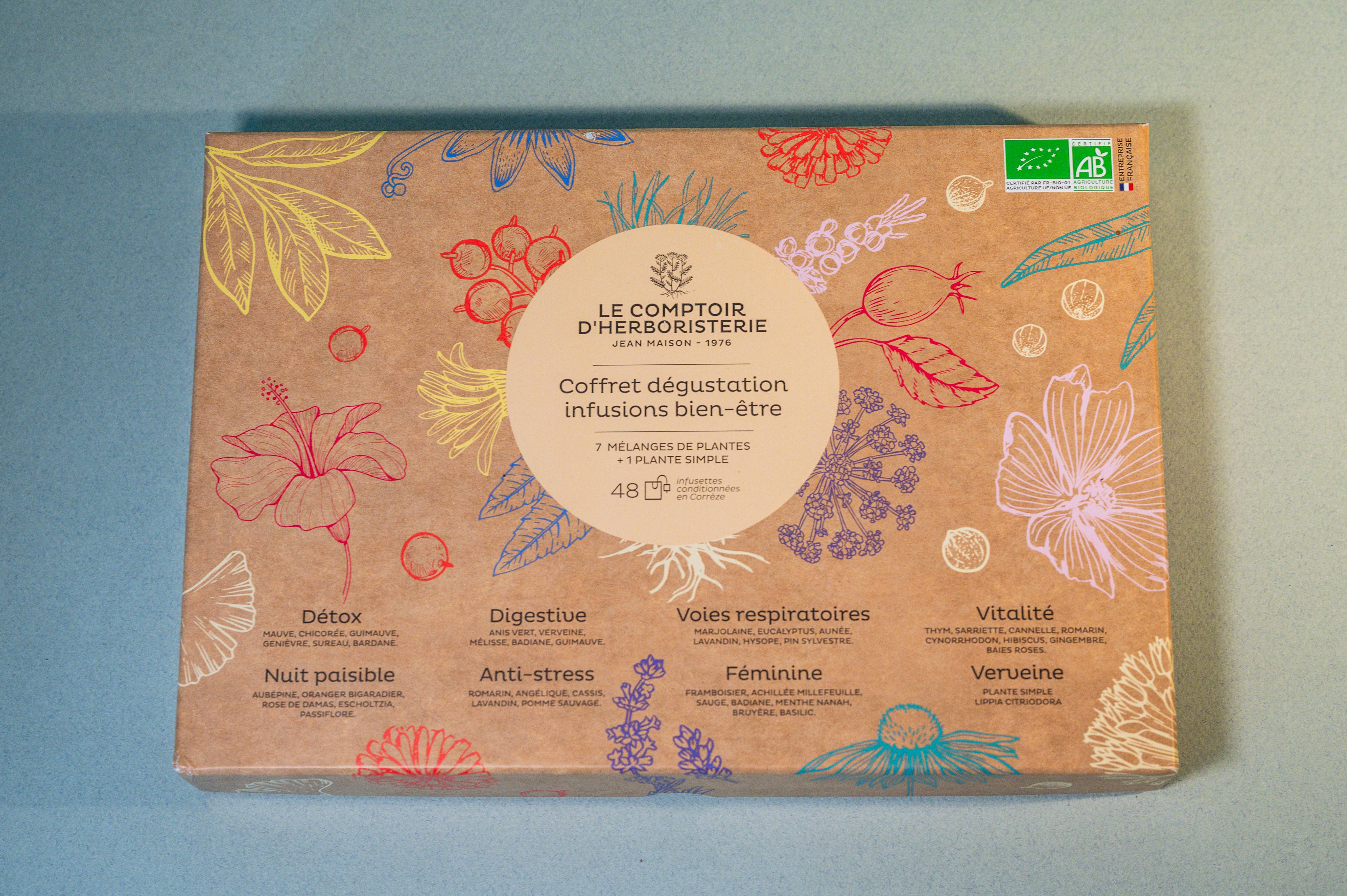 Le Comptoir D'Herboristerie - Coffret Dégustation 48 infusettes BIO 57,6 g - Le Comptoir d'Herboristerie - Image 3