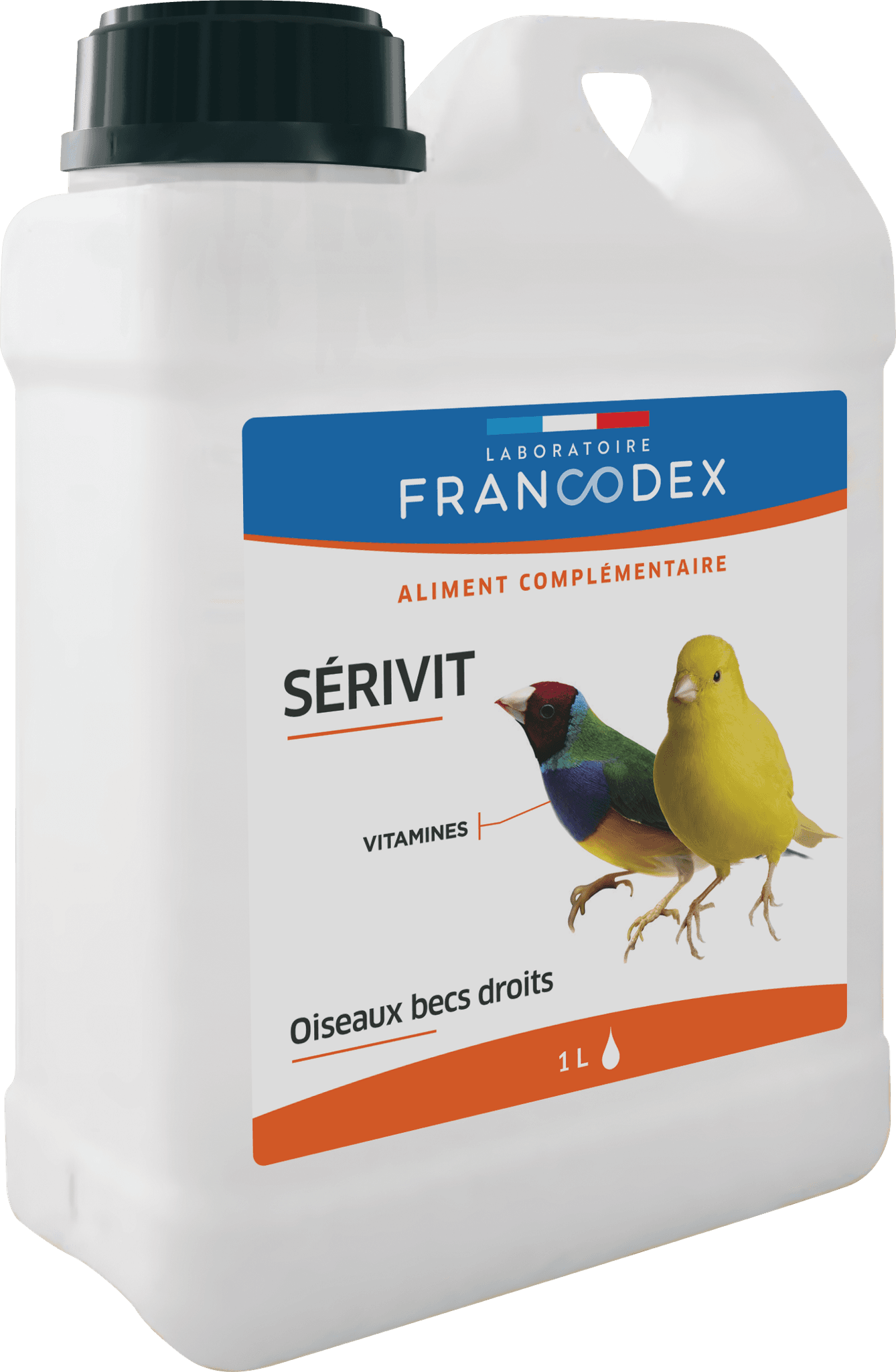 Complément alimentaire pour oiseaux à becs droits 1 L - FRANCODEX - Image 2
