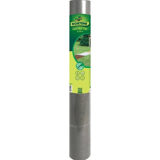 Nortène - GEOTEX 100 Feutre pour allées et terrasses 100g/m² gris 1x25m - Image 4