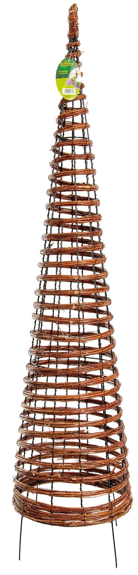 Nortène - PYRAMID Panneau metal décoratif Naturel 0,30 x h 1,30 m - Image 1