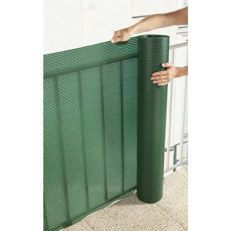 Nortène - TRIONET Brise vue 85% écran plast triple actions Vert 1,20x5m - Image 2