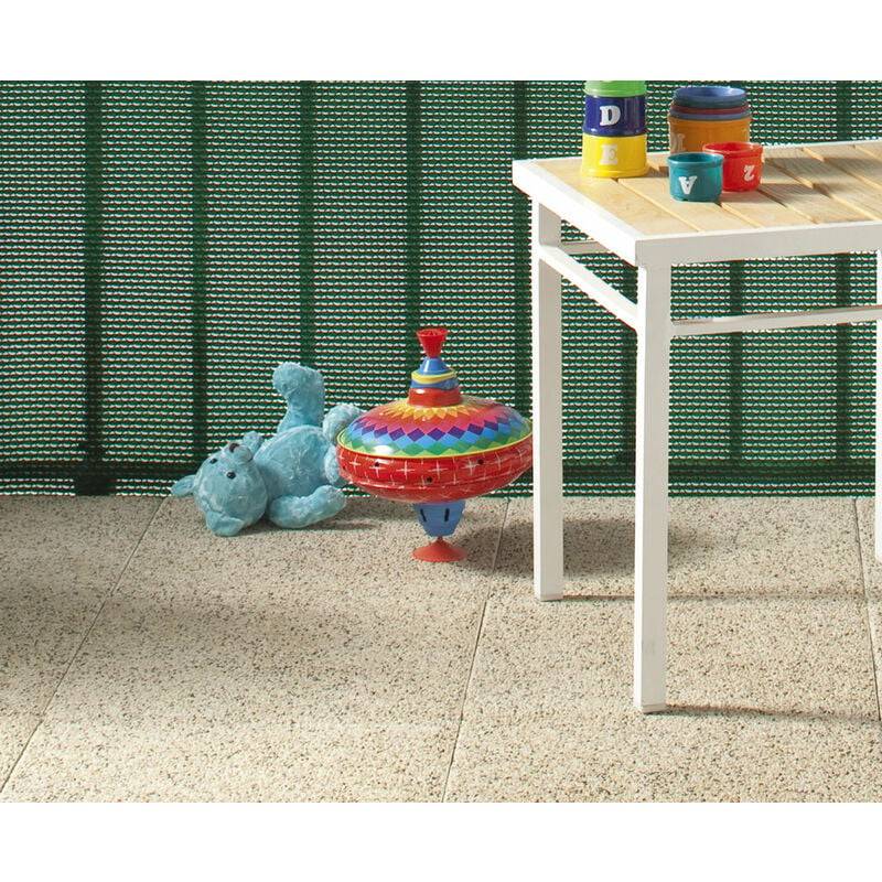 Nortène - TRIONET Brise vue 85% écran plast triple actions Vert 1,20x5m - Image 6