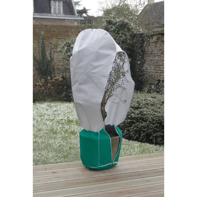 Nortène - Housse hivernage Winterzip Ø 0,85 x H. 2 m 100 g/m² - Nortène