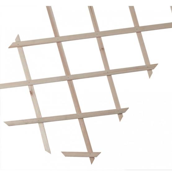 Nortène - TRELLIWOOD Trellis extensible bois FSC Marron 1x3m - Image 1