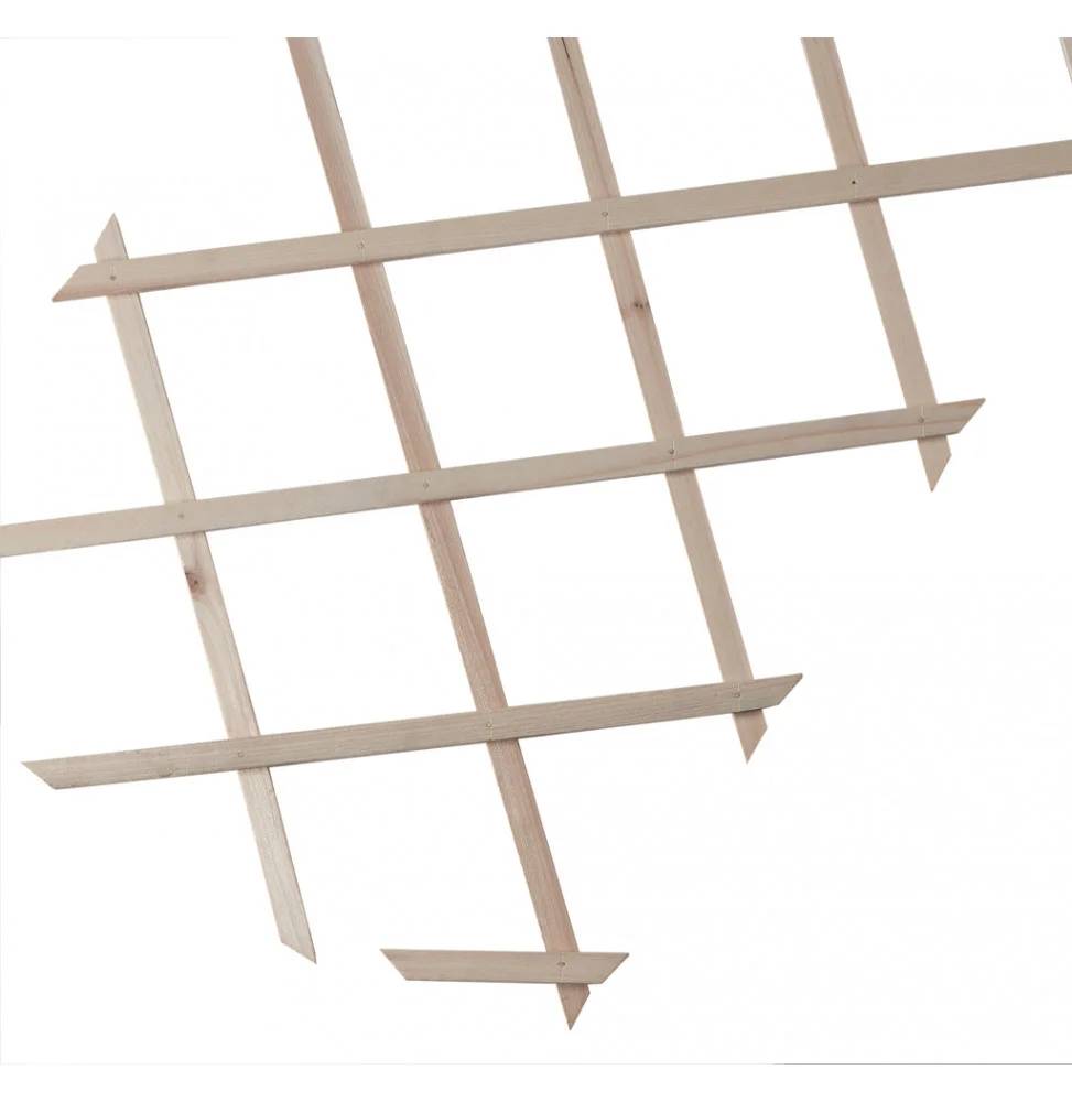 Nortène - TRELLIWOOD Trellis extensible bois FSC Marron 1x3m - Image 1