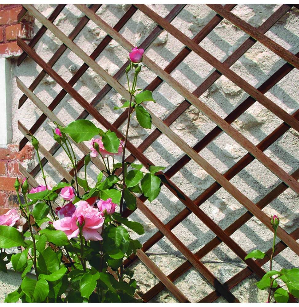 Nortène - TRELLIWOOD Trellis extensible bois FSC Marron 1x3m - Image 4