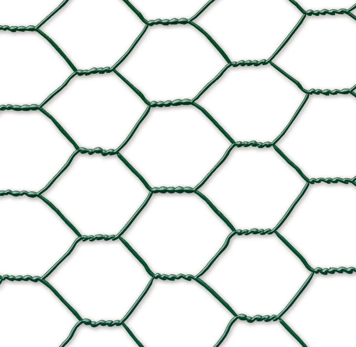 Nortène - Grillage triple torsion métal plastifié vert 0,50 x 10 m - NORTENE - Image 5