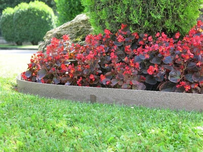 Nortène - WOODTEC BORDER Bordure semi-enterrée bois composite 5 x0,09 m