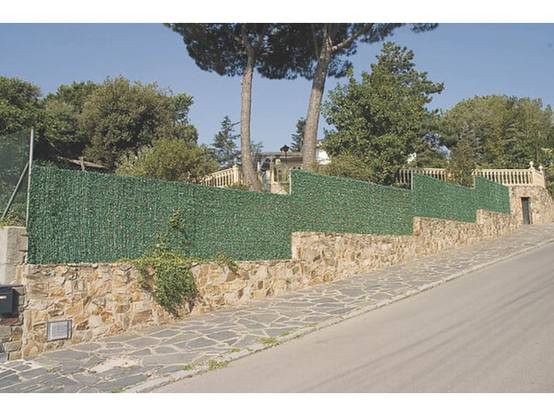 Nortène - GREENWITCH Haie artificielle 90% Marron Vert - Brun 1x3m - Image 1