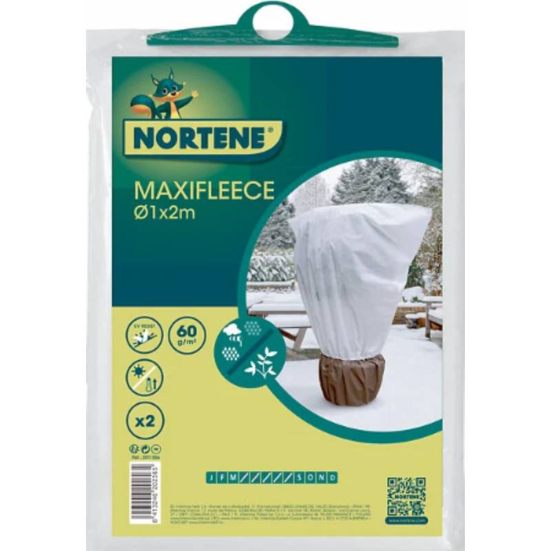 Nortène - Housse d'hivernage 2 en 1 Maxifleece Ø 1 x H. 2 m 60 et 80g/m² lot de 2 - Nortène - Image 2