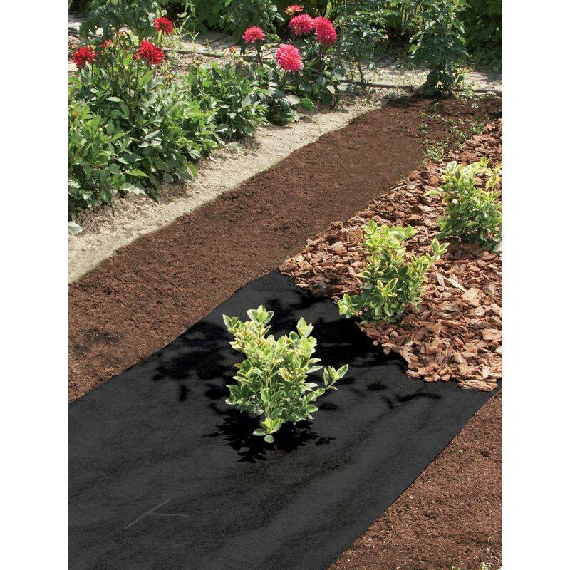 Nortène - TERRATEX Nappe de jardinage PP 80gr/m² noir 1x10m plié - Image 4