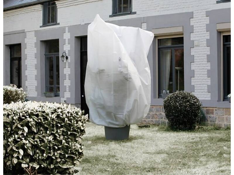 Nortène - Housse d'hivernage Hiversac polypropylène blanche 50g/m² Ø1,25x2m - Nortène - Image 1