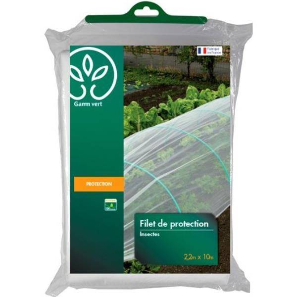 Gamm'Vert - Filet de protection anti insectes 2,2 x 10 m