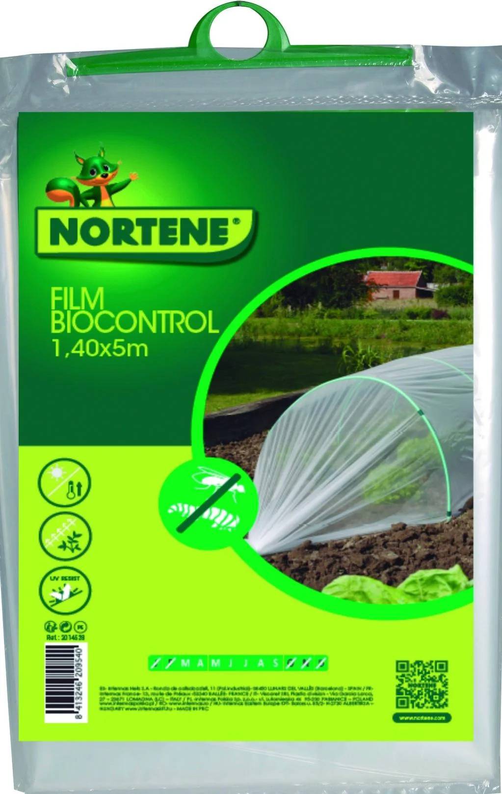 Nortène - FILM BIOCONTROL Film de forçage anti-insectes transparent 1,40X5m - Image 2