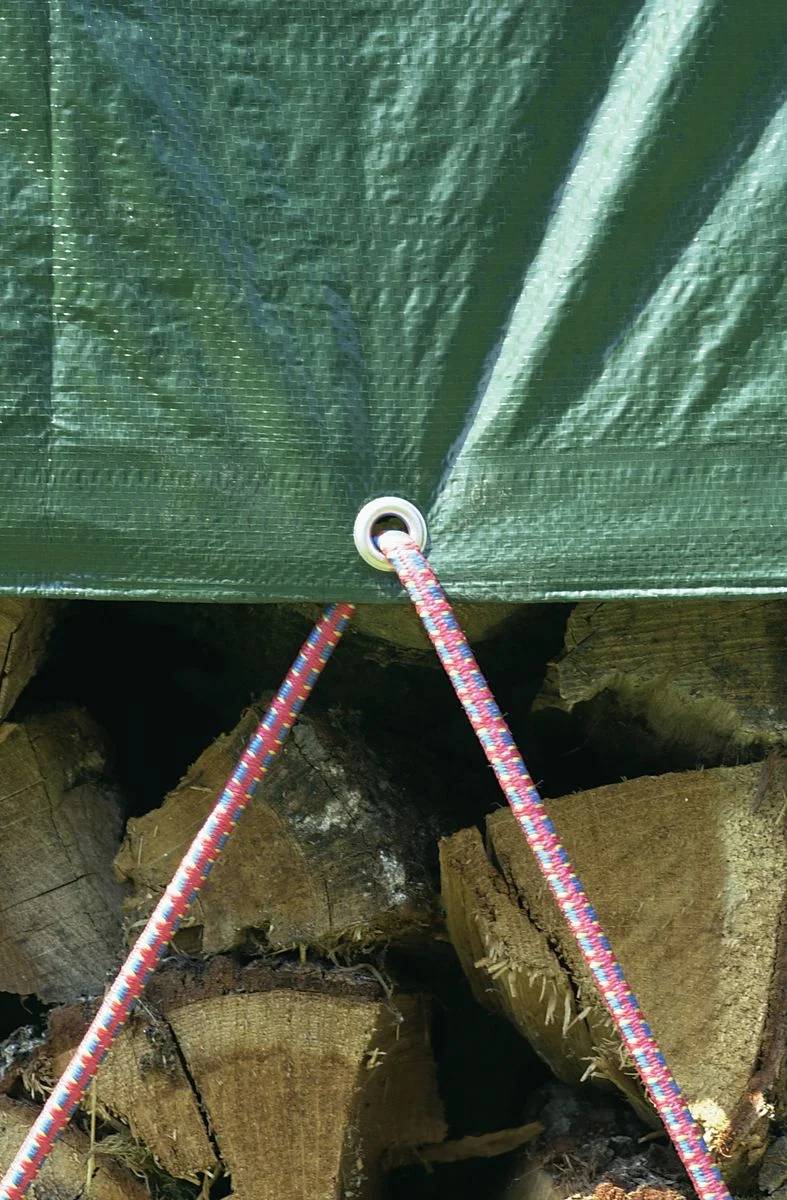 Nortène - PROTEX Bâche de protection co-extrudée en LDPE 90g/m² Vert 6x4m - Image 2